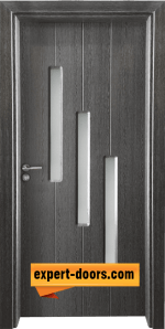 Интериорна врата серия Gama, модел 206, цвят Сив кестен