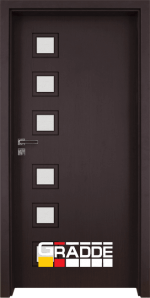 Интериорна врата серия Граде, модел Reichsburg, Орех Рибейра
