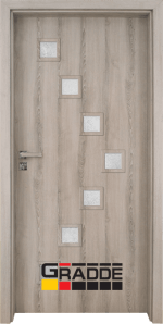 Интериорна врата серия Граде, модел Zwinger, Ясен Вералинга