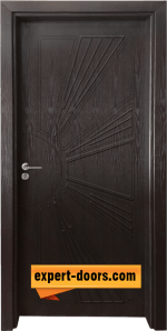 Интериорна врата серия Gama, модел 204 p, цвят Венге