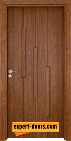 Интериорна врата серия Gama, модел 206 p, цвят Златен дъб