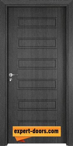 Интериорна врата серия Gama, модел 207 p, цвят Сив Кестен
