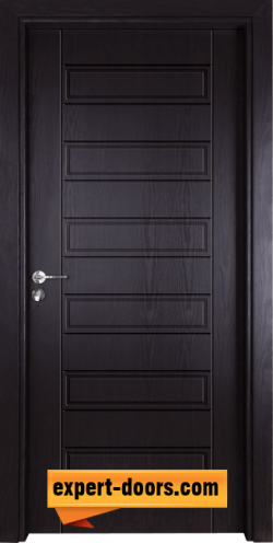 Интериорна врата серия Gama, модел 207 p, цвят Венге