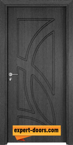 Интериорна врата серия Gama, модел 208 p, цвят Сив кестен