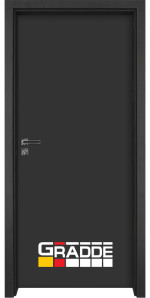 Интериорна врата Gradde, модел Simpel, цвят Антрацит Мат
