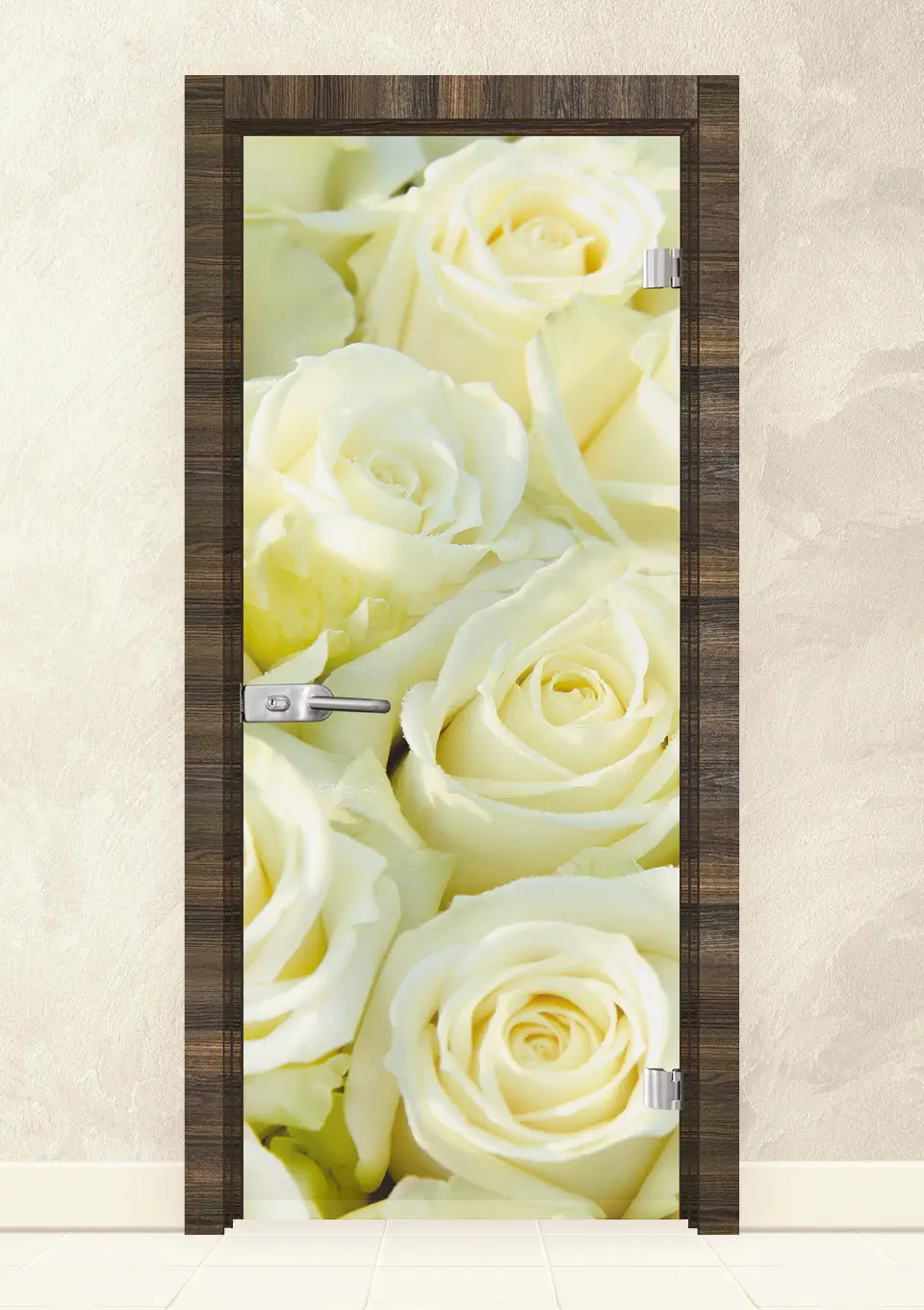staklena-vrata-print-13-6-raiski-oreh Стъклена интериорна врата Print 13-6 Райски Орех