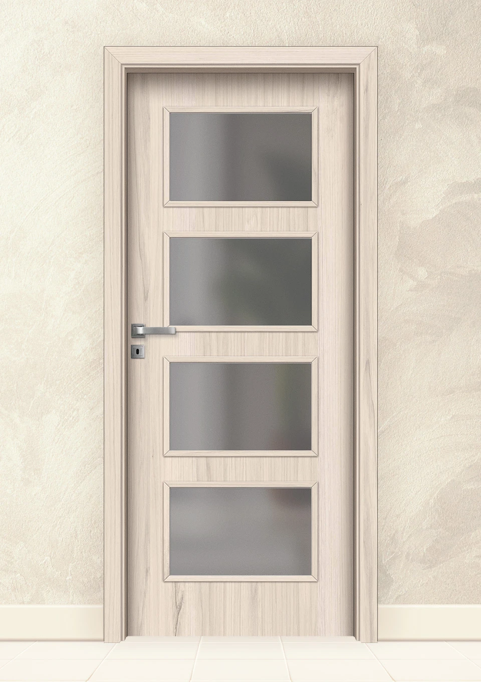 Интериорна врата Invado Merano, модел 5, цвят Spring oak