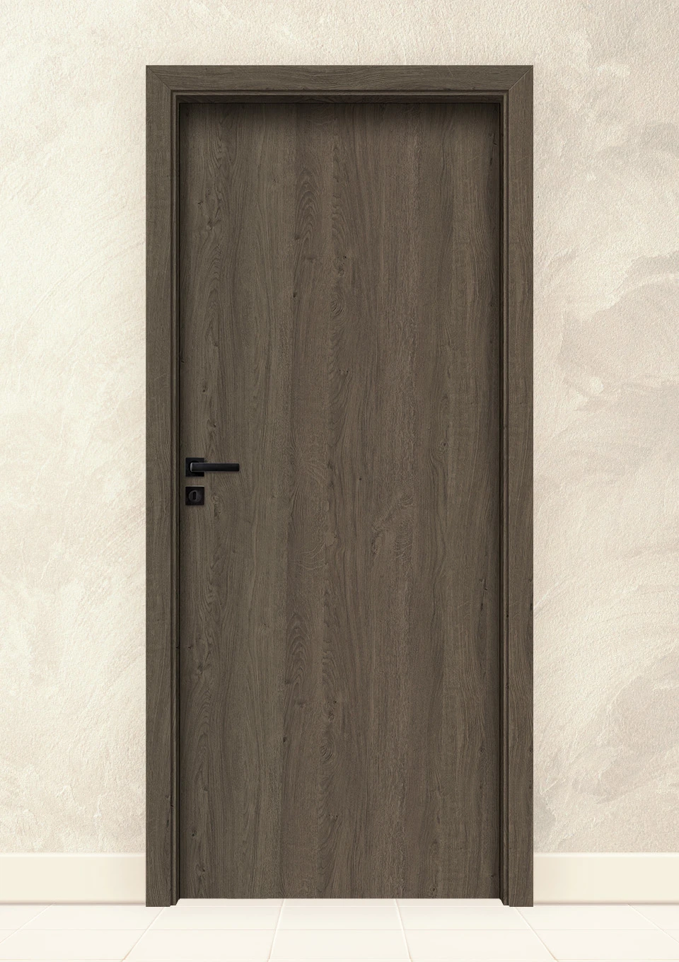 Интериорна врата Invado Norma Decor, модел 1, цвят Ashy oak