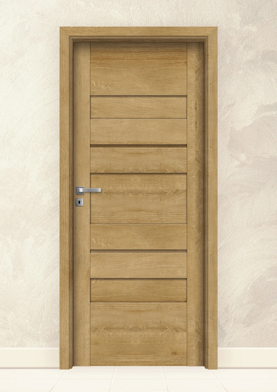 Интериорна врата Invado Pasaro модел 1, цвят European oak