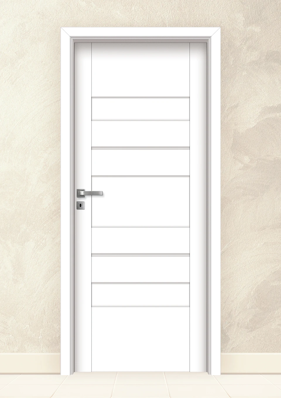 Интериорна врата Invado Pasaro модел 1, цвят Lindo white