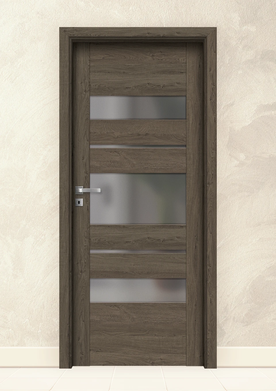 Интериорна врата Invado Pasaro модел 4, цвят Ashy oak