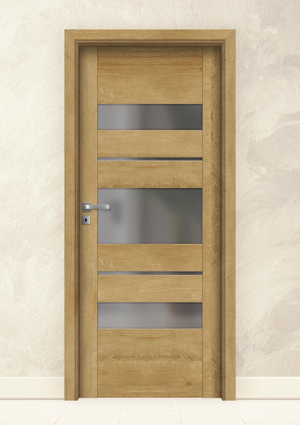 Интериорна врата Invado Pasaro модел 4, цвят European oak