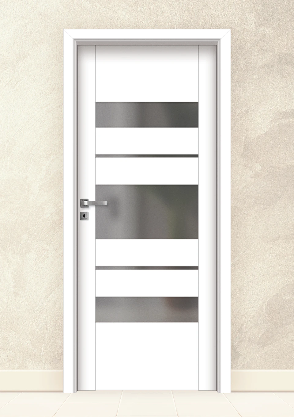 Интериорна врата Invado Pasaro модел 4, цвят Lindo white