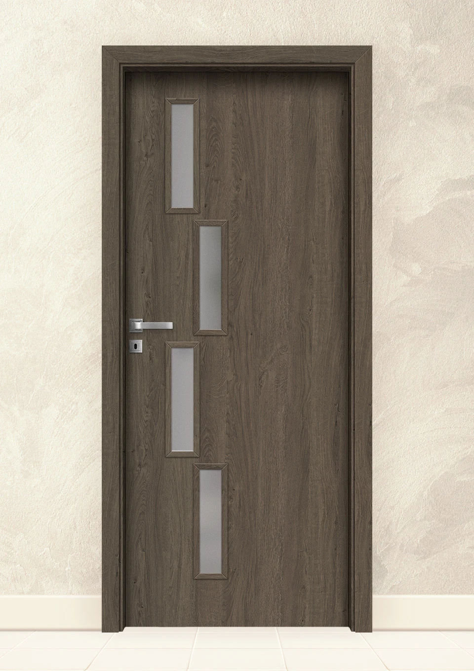 Интериорна врата Invado Sagittarius, модел 1, цвят Ashy oak