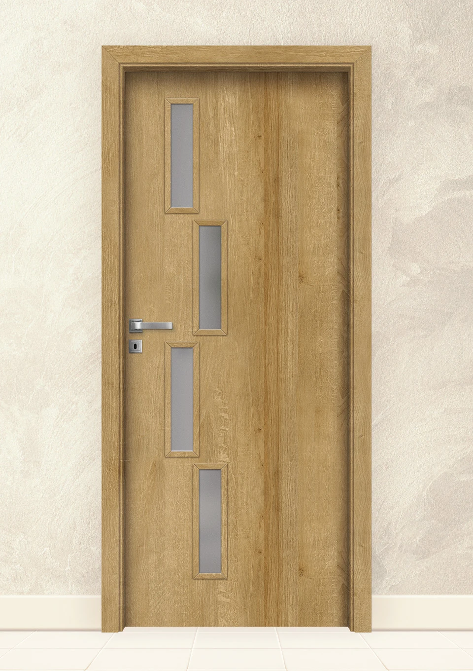 Интериорна врата Invado Sagittarius, модел 1, цвят European oak